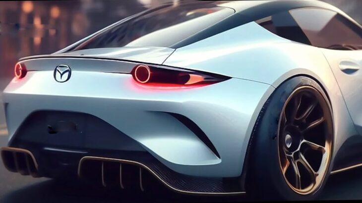 2024年 マツダ 新型 ロードスターNE、新型ロータリースポーツカーがスゴイ！パワフルなエンジンを搭載、未来的なデザイン！