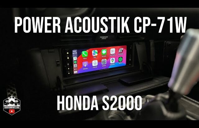 Power Acoustik CP-71W | Honda S2000 | Install OVERVIEW
