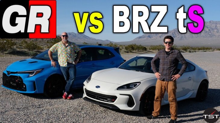 Affordable Sportscar Showdown: GR Corolla vs BRZ tS Street & Track Test! – TheSmokingTire
