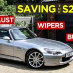 Some S2000 Quick Repairs Completed | Cloudy Headlights, Repaint Wipers,  Shiny Exhaust Tips