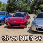 Honda AP2 S2000 vs Mazda ND3 Miata vs Subaru BRZ tS – Head to Head Review!