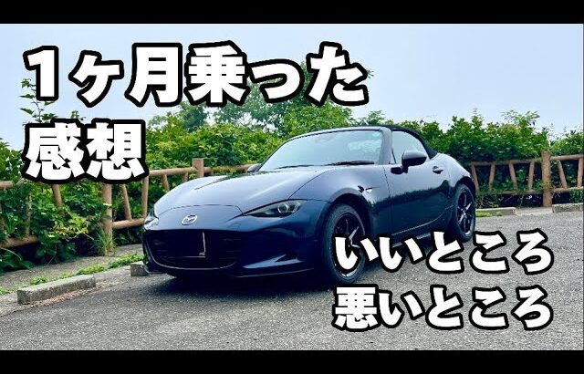 【NDロードスター】1ヶ月乗った感想 #ND2 #NDロードスター #車載動画