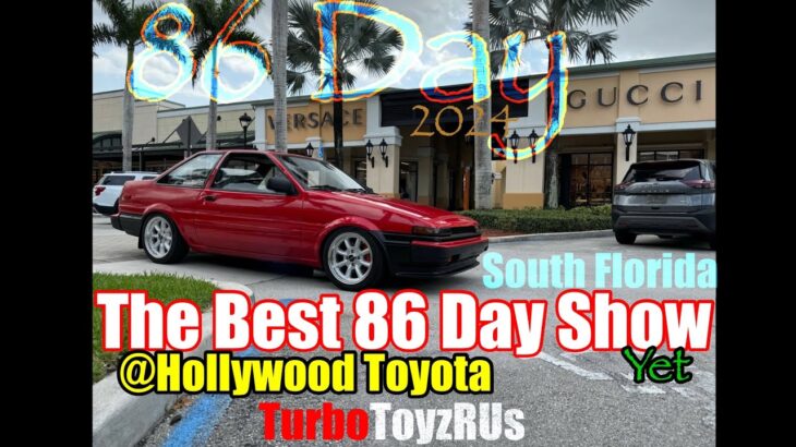 86DAY South Florida; BEST Meet Yet, AE86, GR86, 86 & MORE @ Toyota of Hollywood