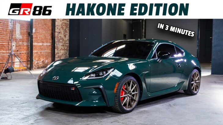 The GR86 Hakone Edition Is An Instant Classic