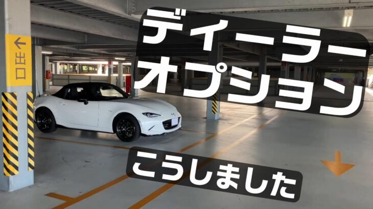 マツダ NDロードスター納車  注文時に付けるオプションはこれ！