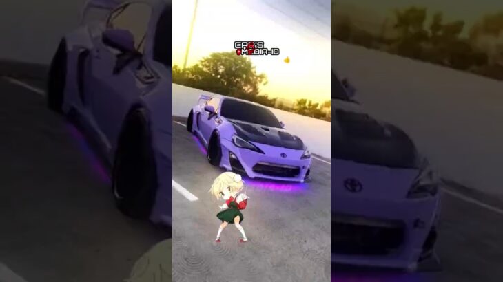 TOYOTA 86 PURPLE💜🤑Anime Cute👍 #automobile #edit #toyota #gt86 #gr86 #jdm #stance #shorts