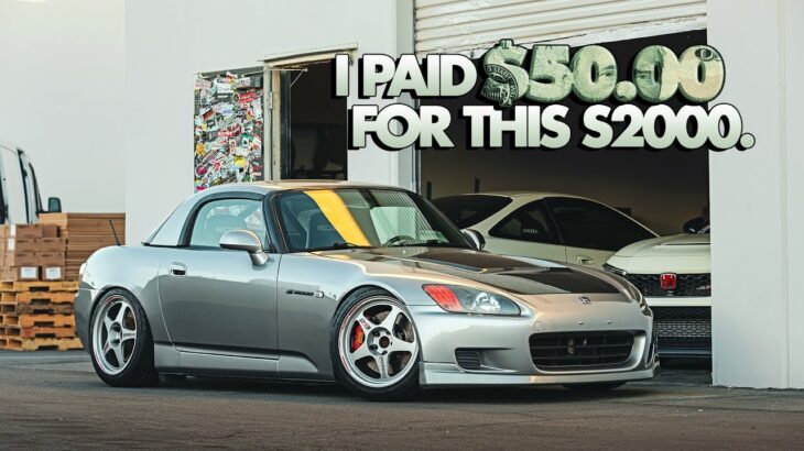 Believe it or not, I actually paid $50.00 for this Honda S2000…