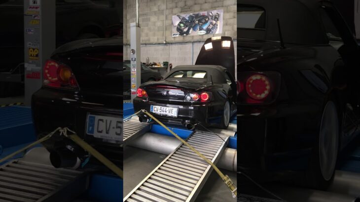 Honda s2000 dyno crazy sound With flame 270 hp E85 !