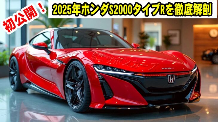 未来のスポーツカー！2025年ホンダS2000タイプRを徹底解剖