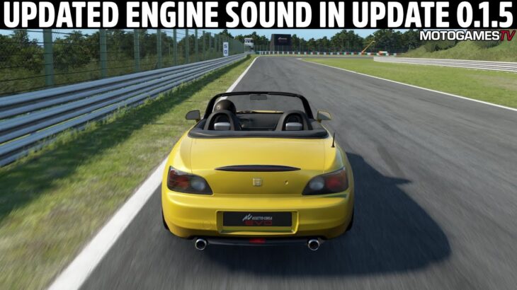 Assetto Corsa EVO (Early Access) – Updated Honda S2000 AP1 Engine Sound (Update 0.1.5)