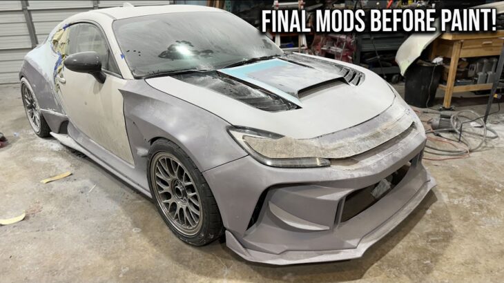 Transforming My BRZ with a Custom Hood Scoop and Seamless Widebody Integration!