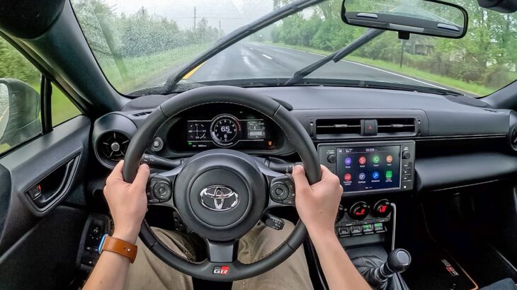 2025 Toyota GR86 Hakone Edition – Rainy Morning Commute in The Boxer Sports Car