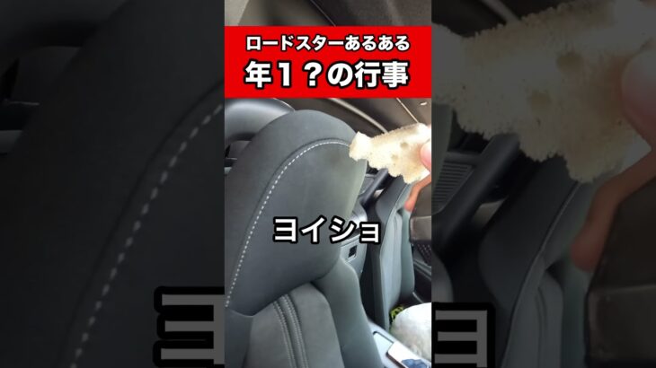 年1?の行事 #ロードスター #automobile #車好きと繋がりたい #あるある #オープンカー #水没 #整備 #ndロードスター