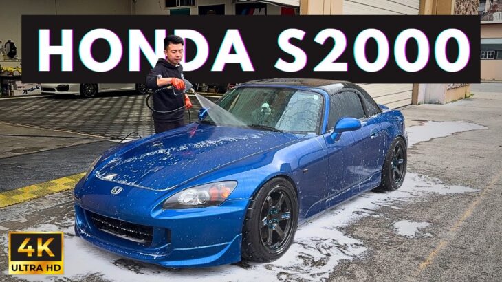 Honda S2000 Foam Wash in 4K – Exterior Auto Detailing (Relaxing ASMR)