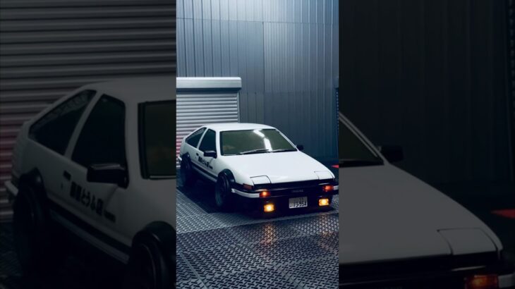 Kyosho Fazer D2 Toyota Ae86 Sprinter Trueno Pop-up Headlights #drift #ae86